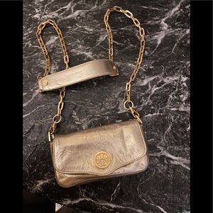 Tory Burch Gold Shoulder Bag